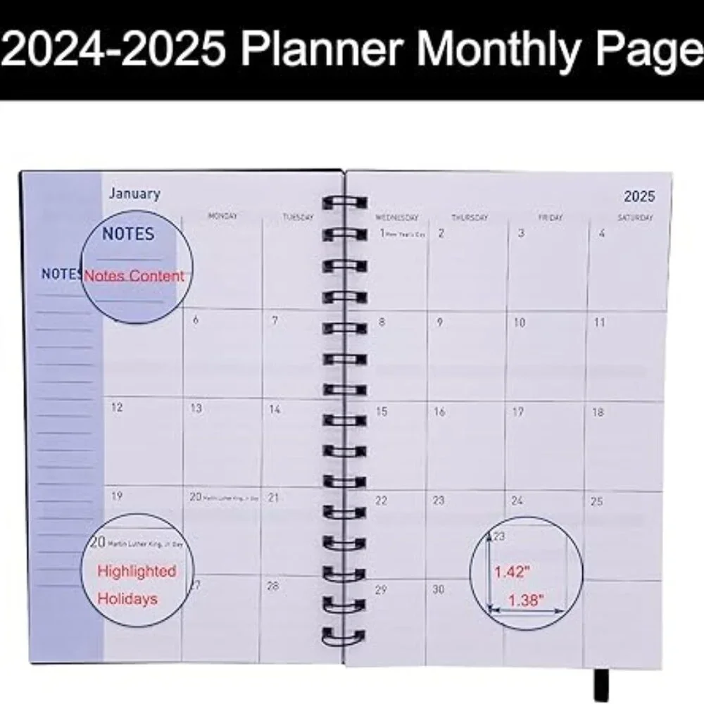 2024/25 Planner With Tabs/Stickers